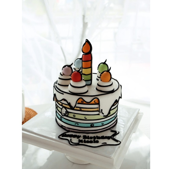 Comic Theme Cake