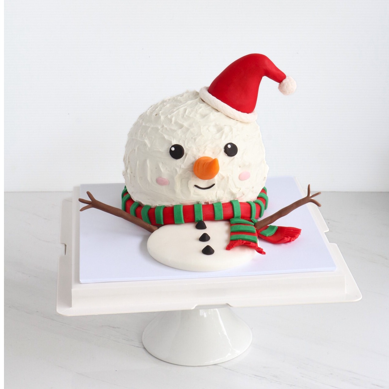 Snowman Christmas Cake 4 inch