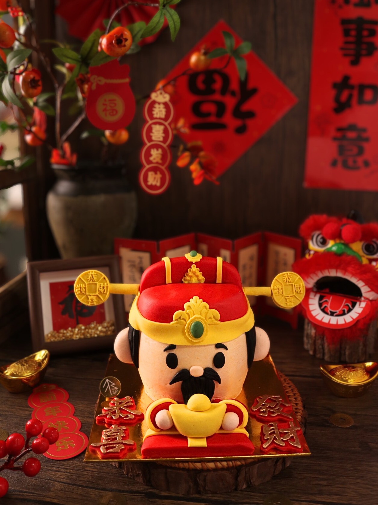 CNY Choy San Mini Cake 4 Inch