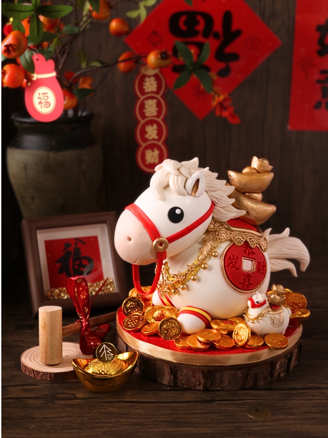 CNY Lucky Horse Chocolate Pinata (M Size)