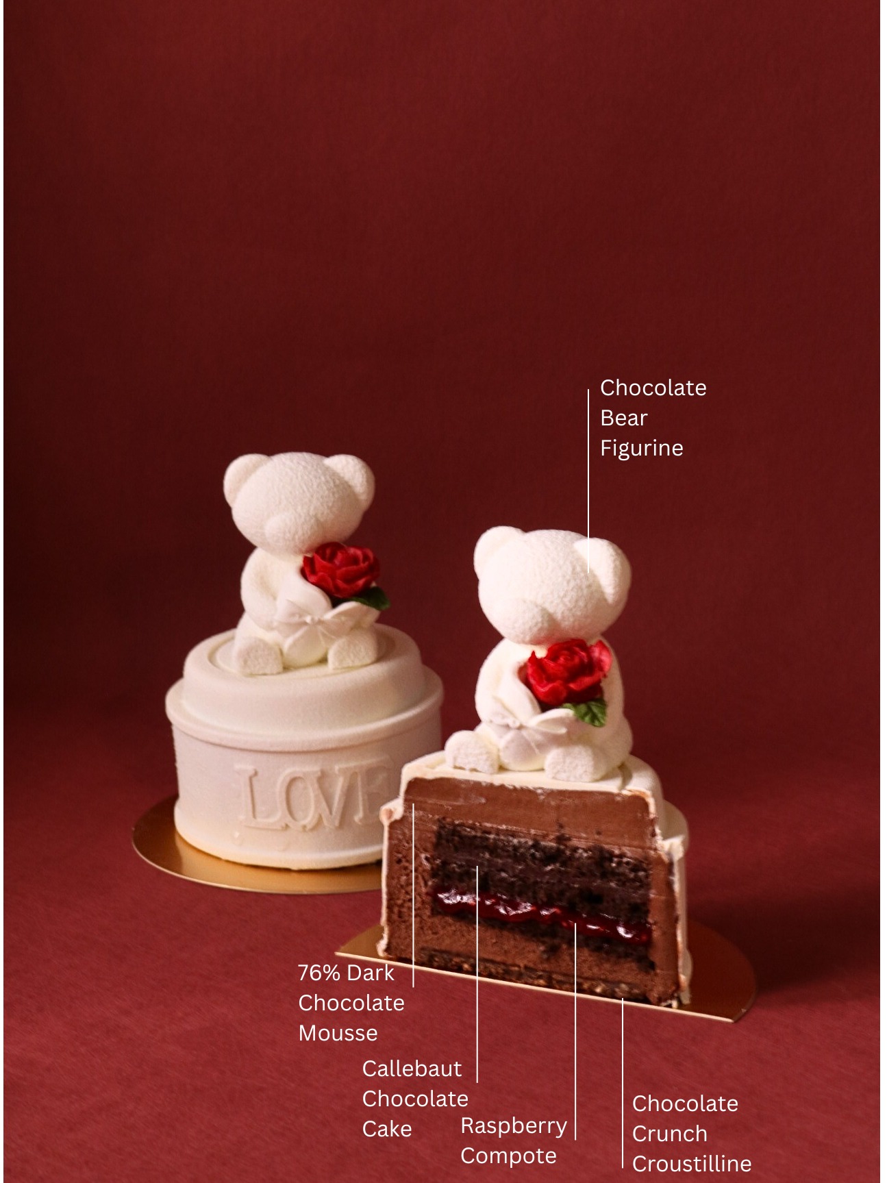 Valentine Cake- Beary Enchanted Meet You