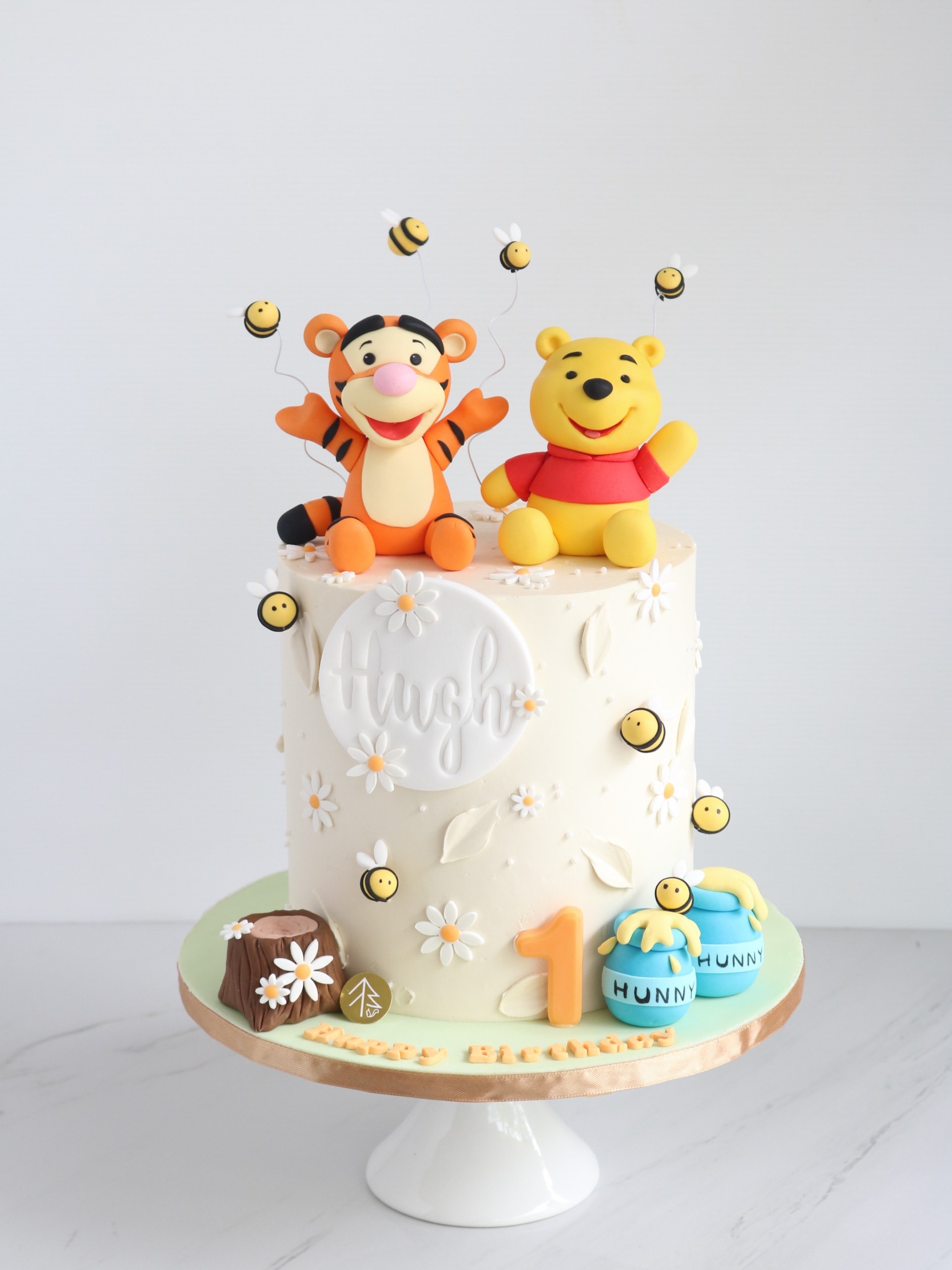 Winnie Pooh With Tigger Cake