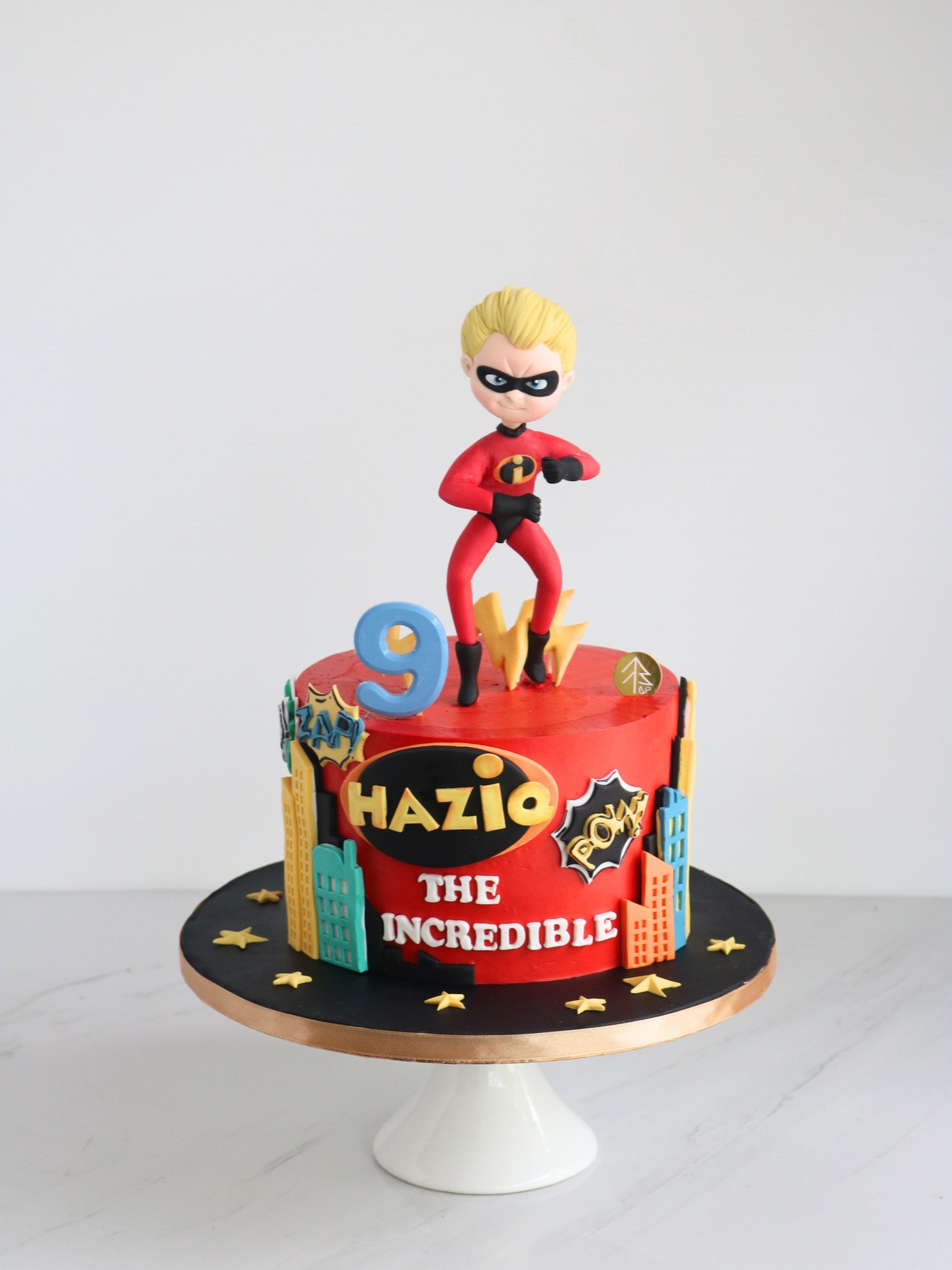 Incredible Super Hero Kid Cake