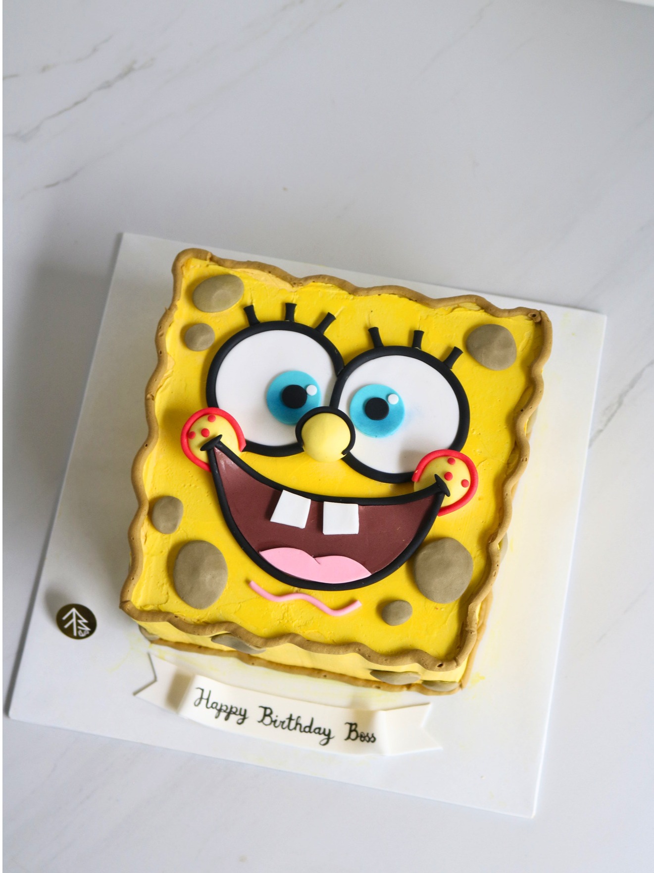 Spongebob Face Cake