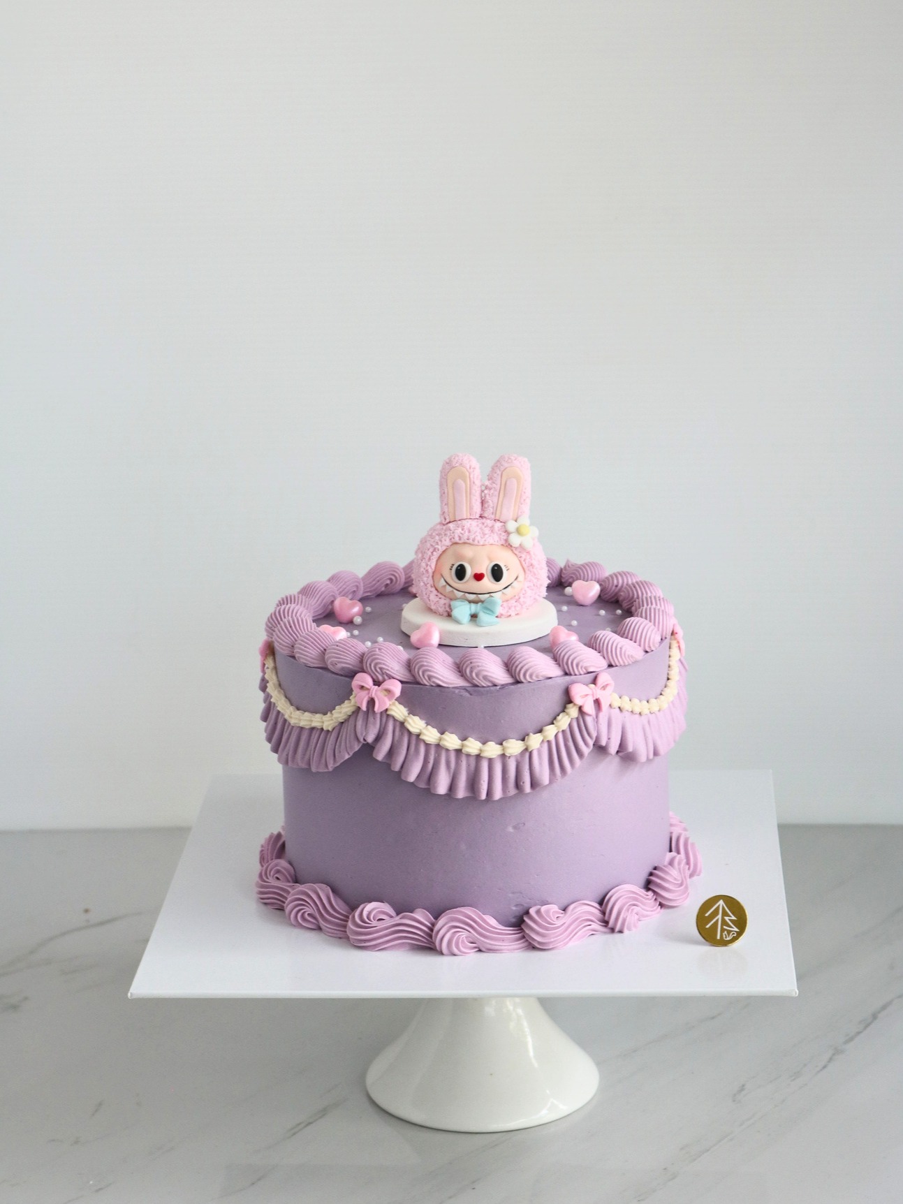 Purple Pink Labubu Cake