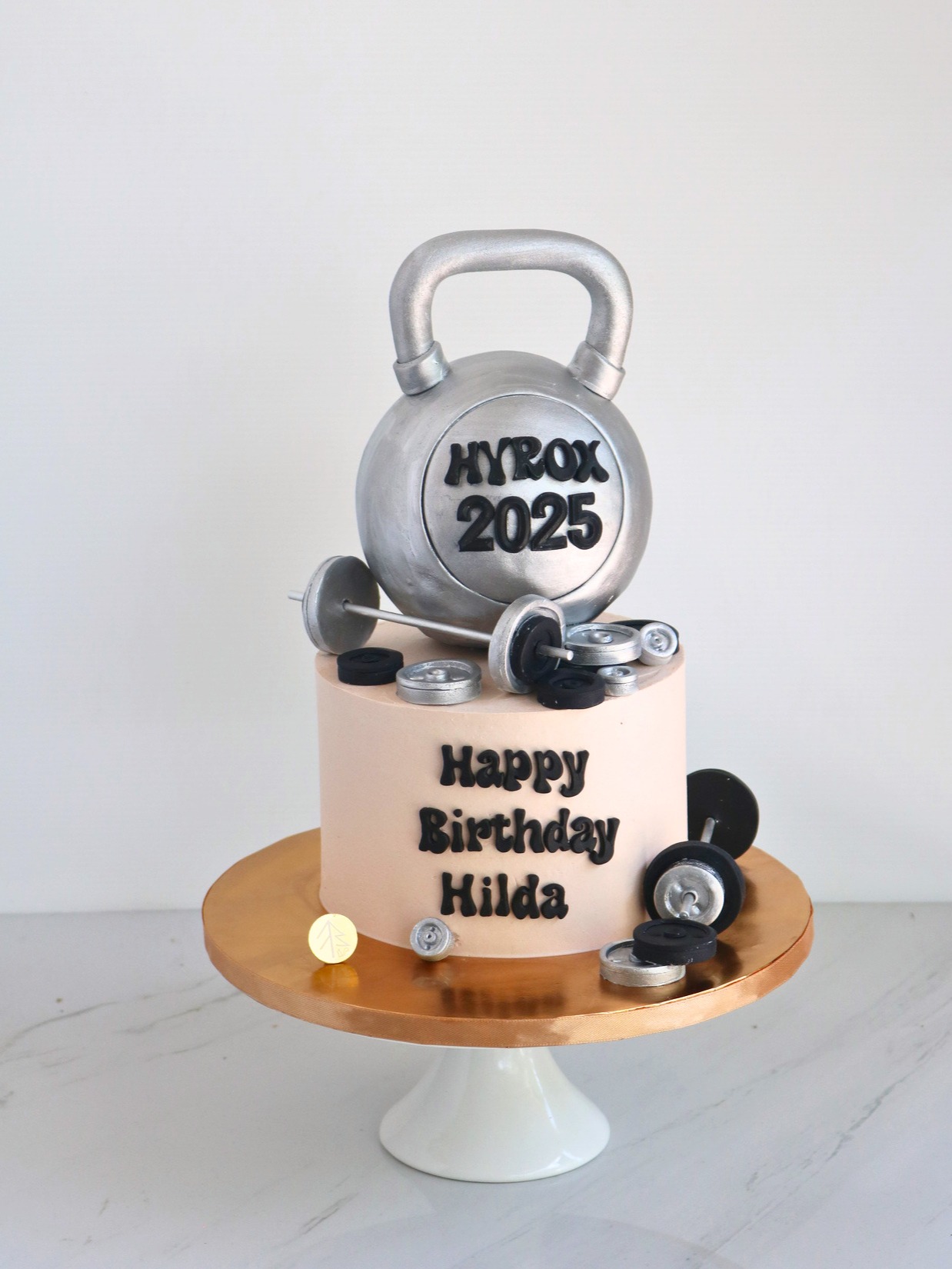 Kettle Bell Gym Cake