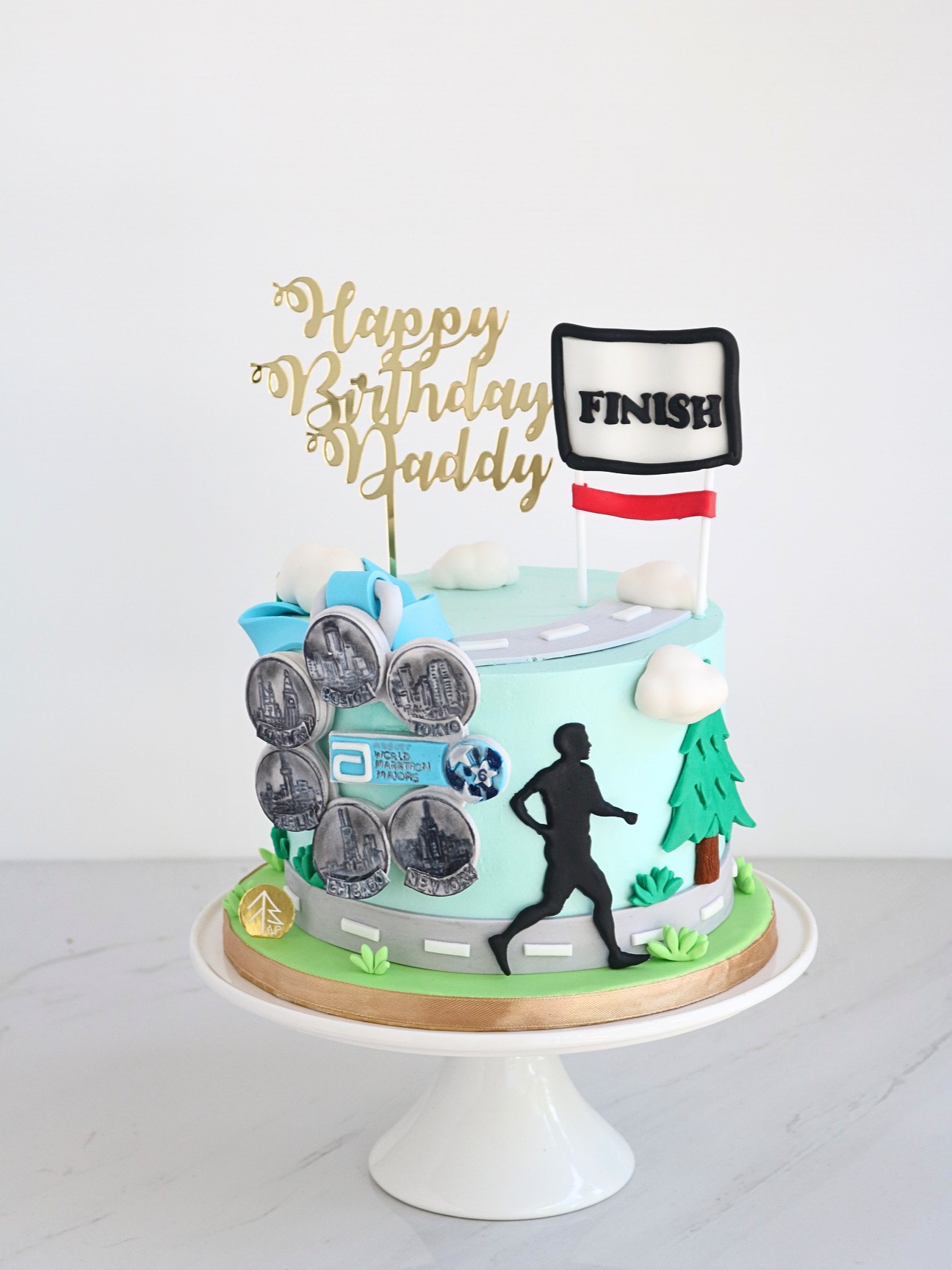 Running Marathon Cake