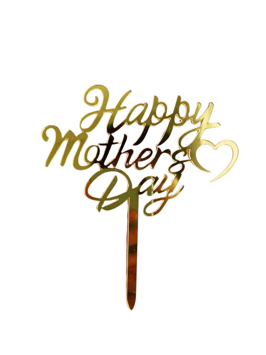 Mother's Day Acrylic Cake Topper