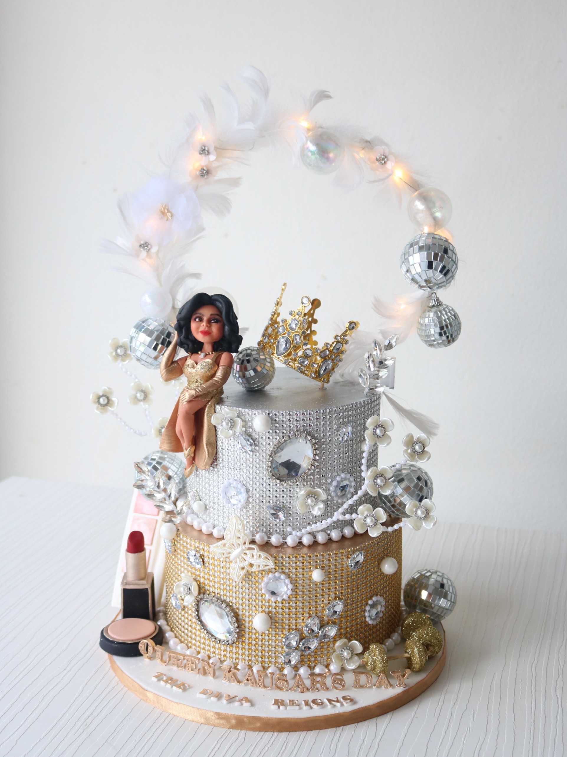 Fabulous Bling Diamond Cake