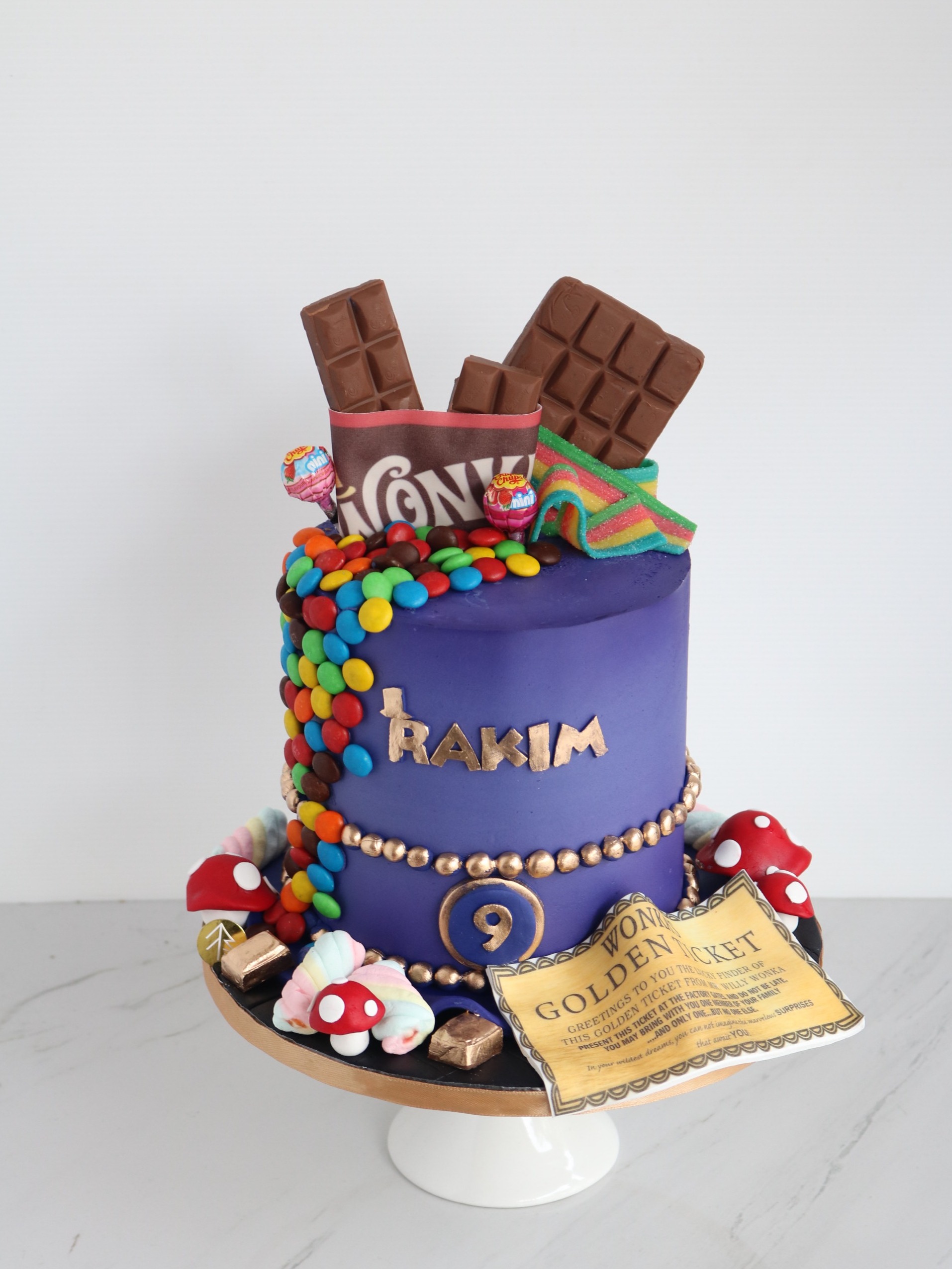 Willy Wonka Chocolate Cake