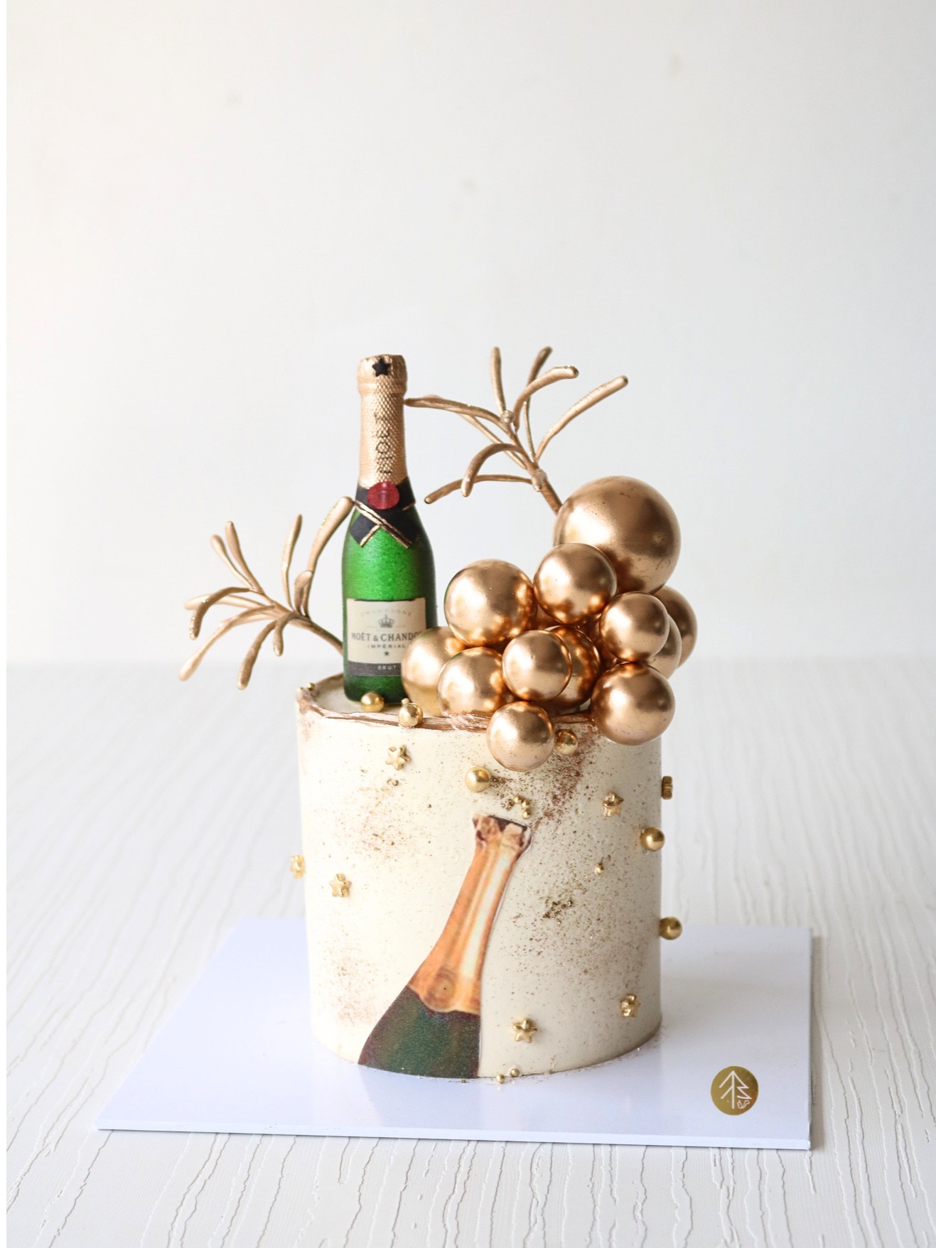 Celebration Bottle Mini Cake 4 Inch
