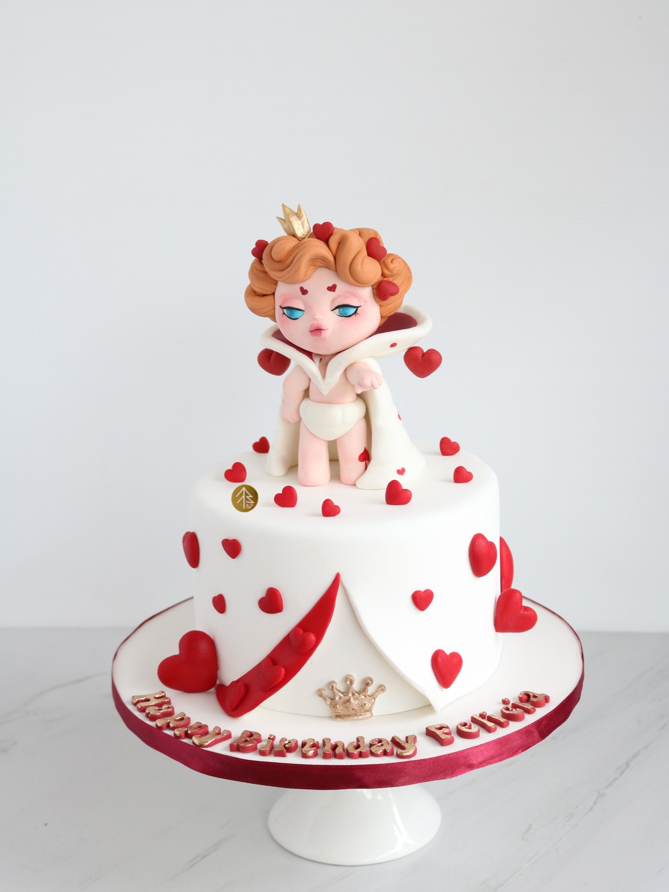 Skullpanda Wonderland Queen Cake With Fondant Figurine