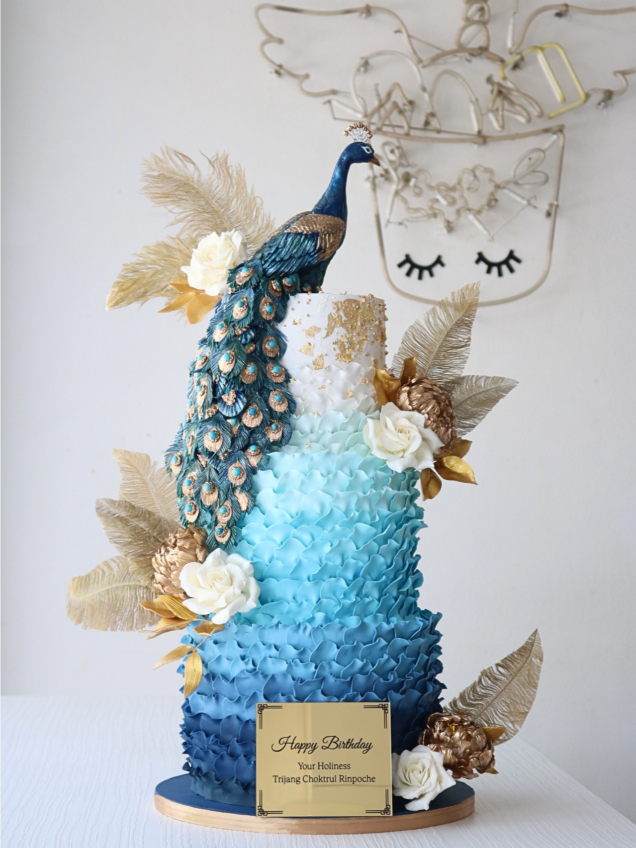 Peacock Tibetan Cake