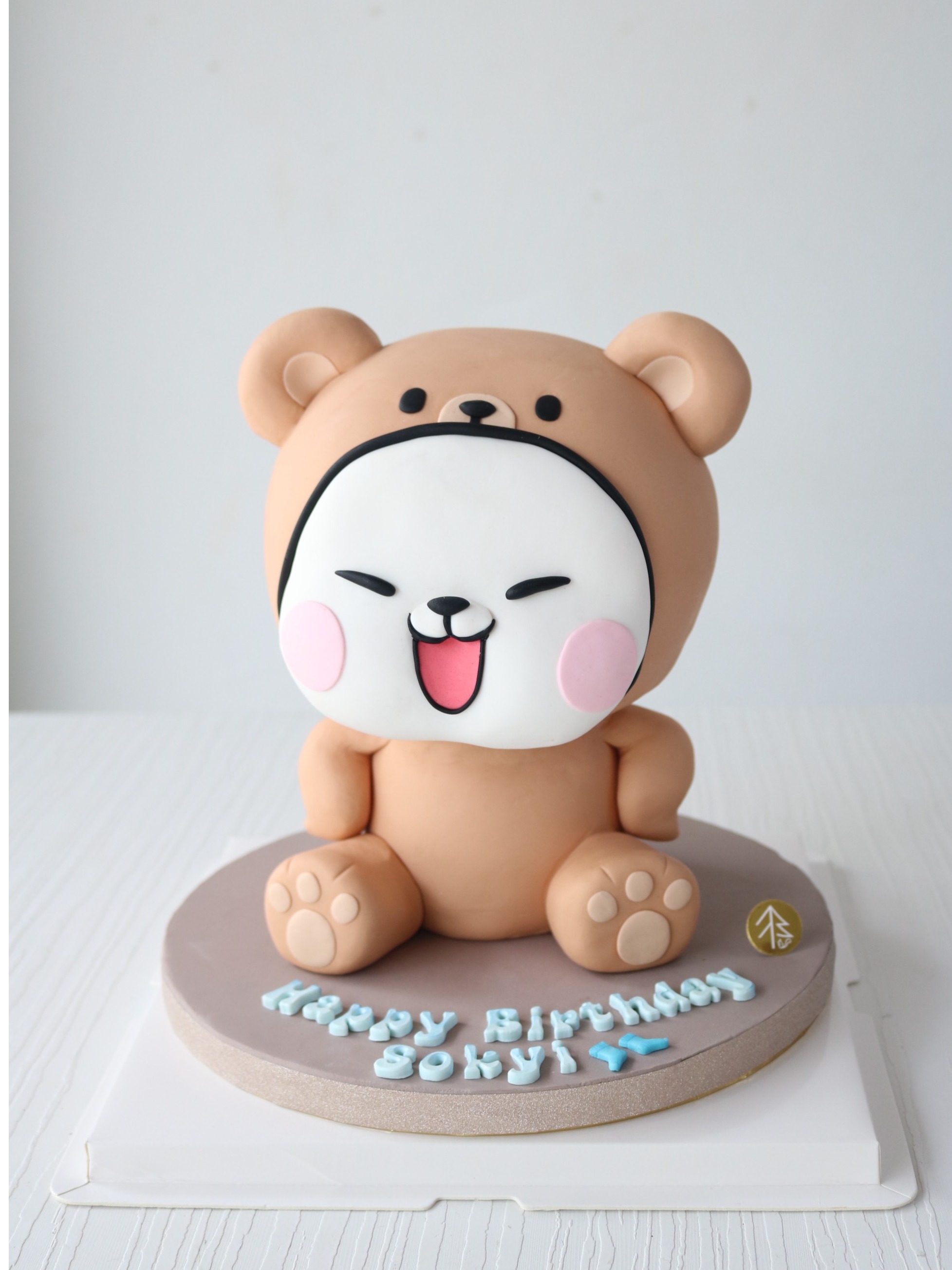 Mascot Bear 3D Cake