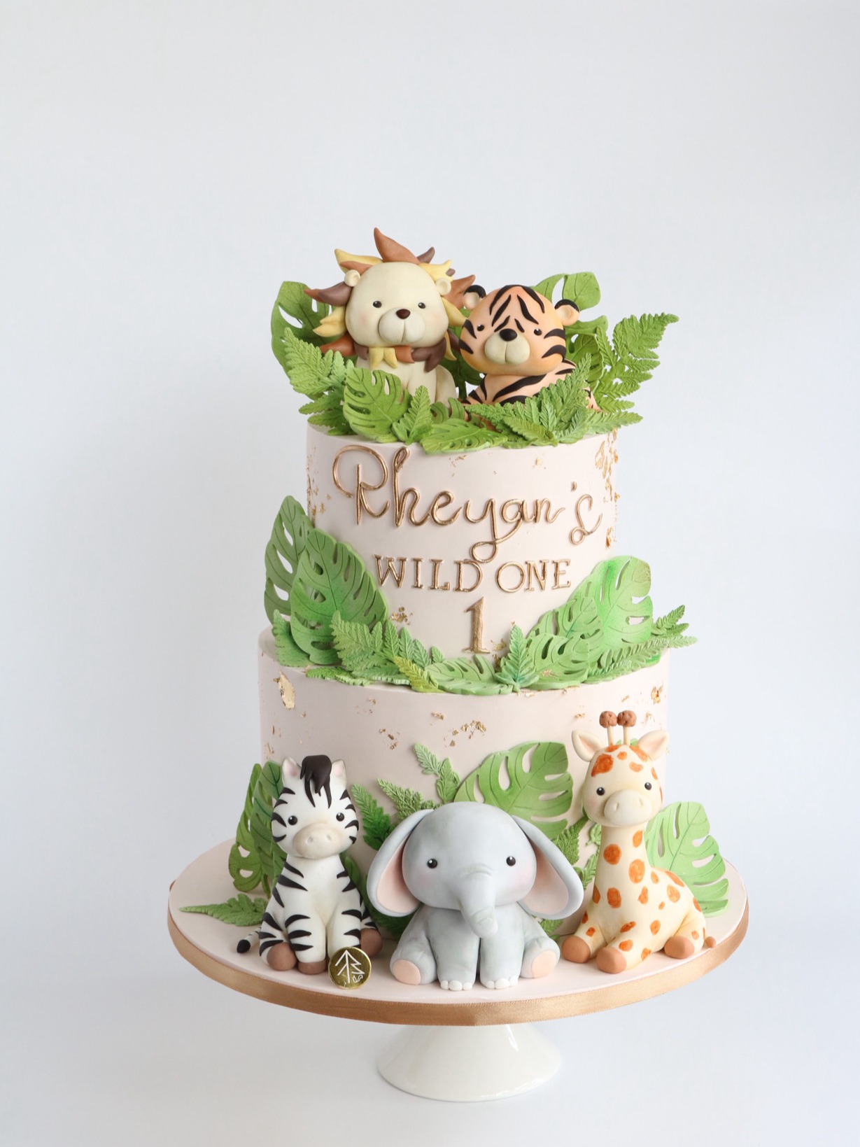 Safari Animal Cake 2 Tier