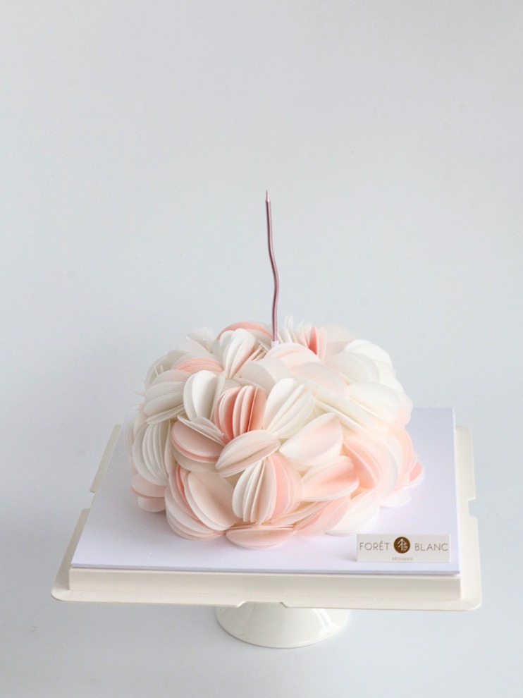 Wafer Paper Ruffle Cake 1