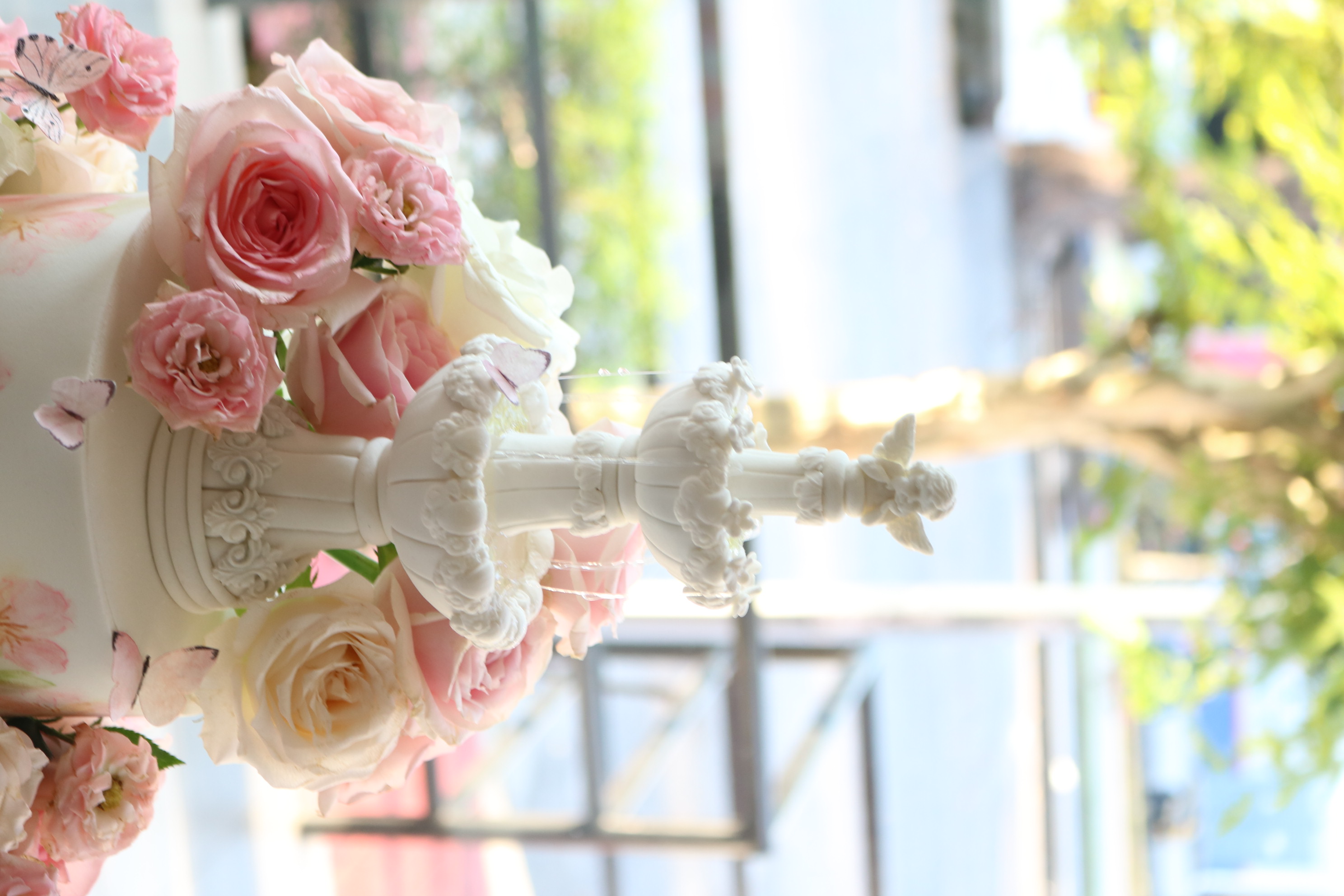 Fountain Flower Cake