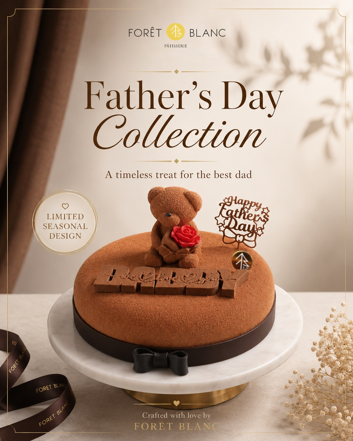 Father's Day Cake - Brown Butter Pecan Entremet