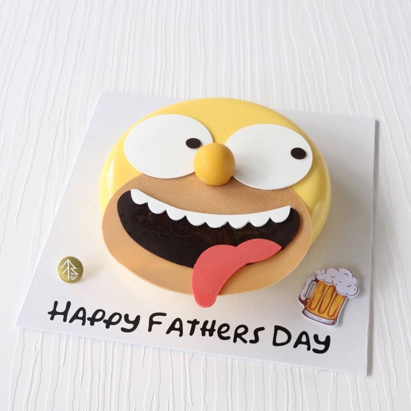 Brown Butter Banana Cake -Simpson Father's Day Cake