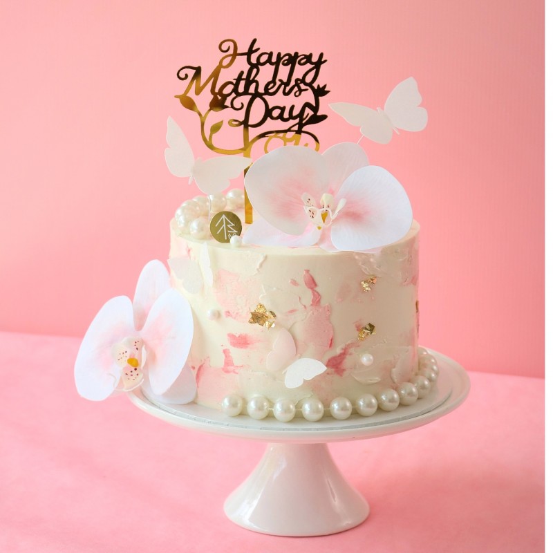 Orchid Flower Cake