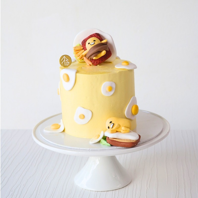 Gudetama Cake 4"