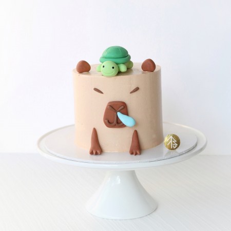 Capybara Cake  V2 4"