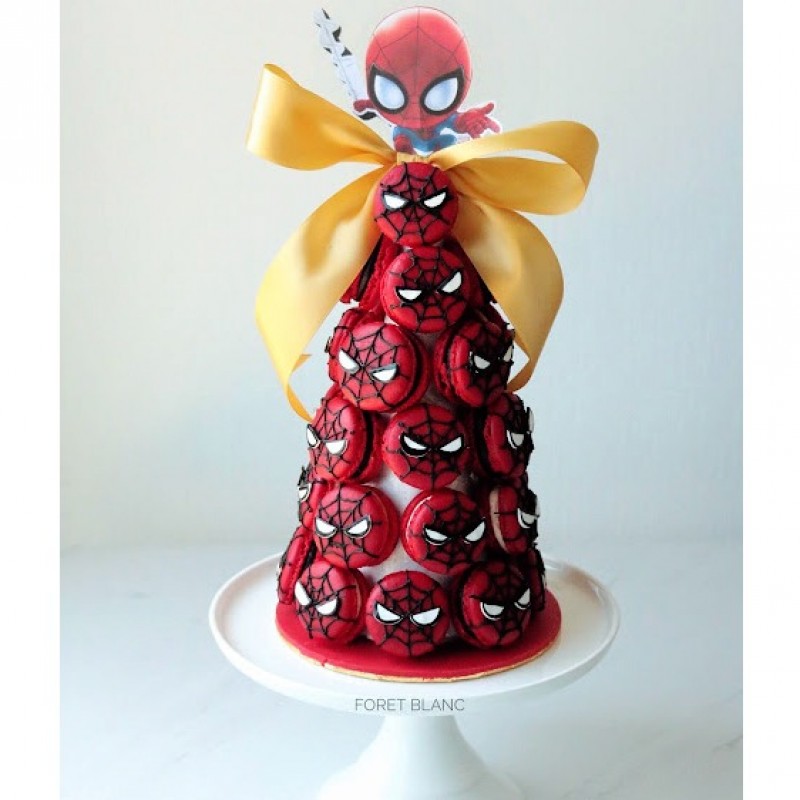 Spider Man Macaron Tower