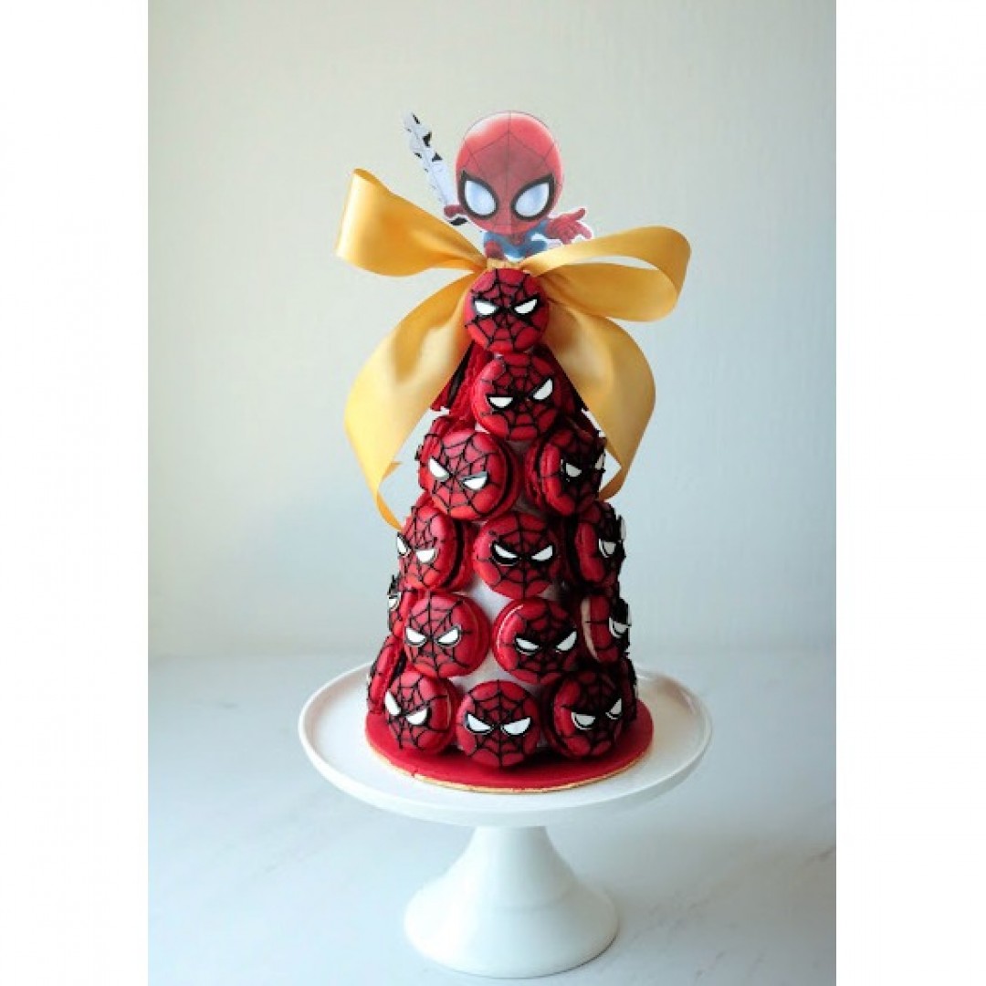 Spider Man Macaron Tower