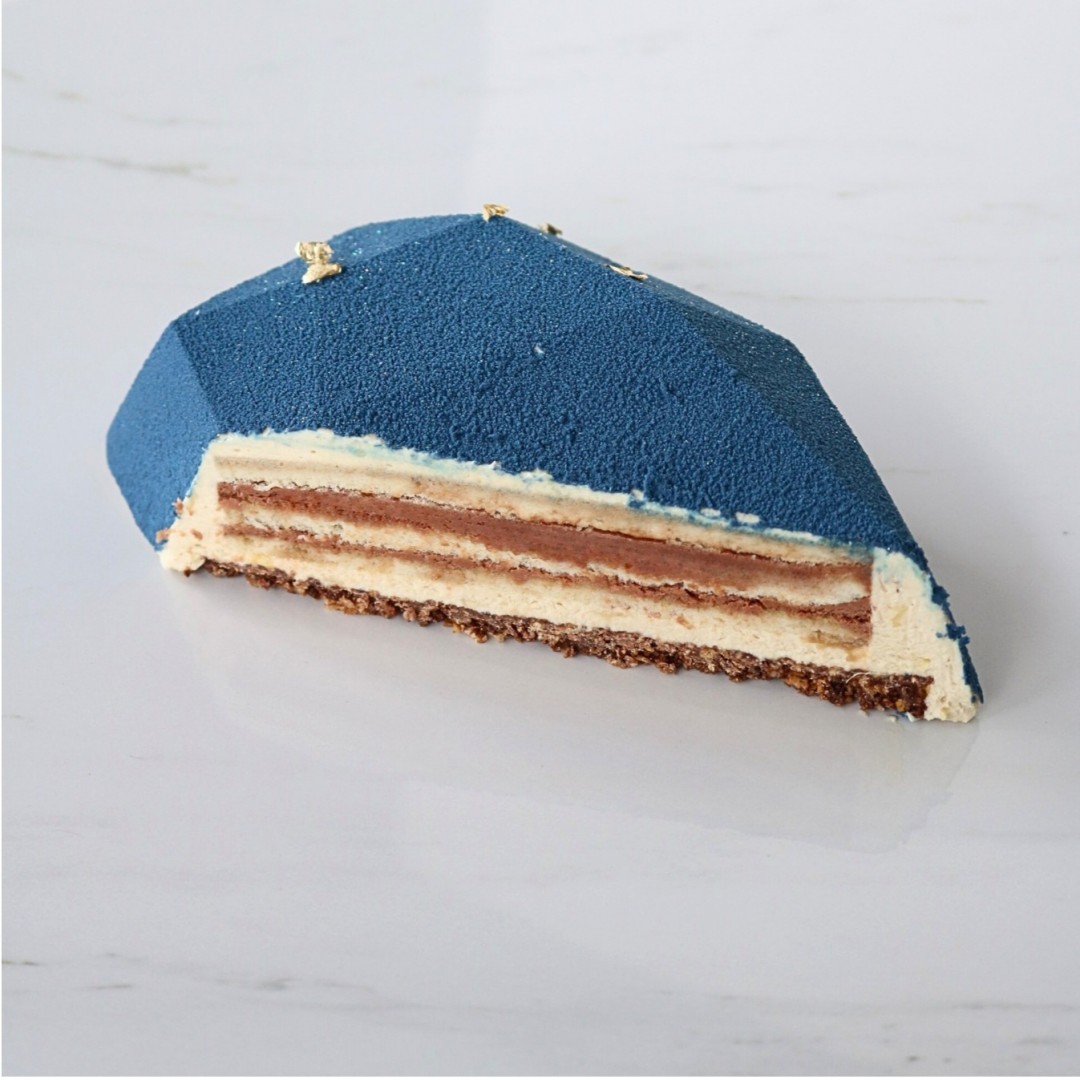 King Of Our Heart- Musang King Durian Chocolate Mousse Cake