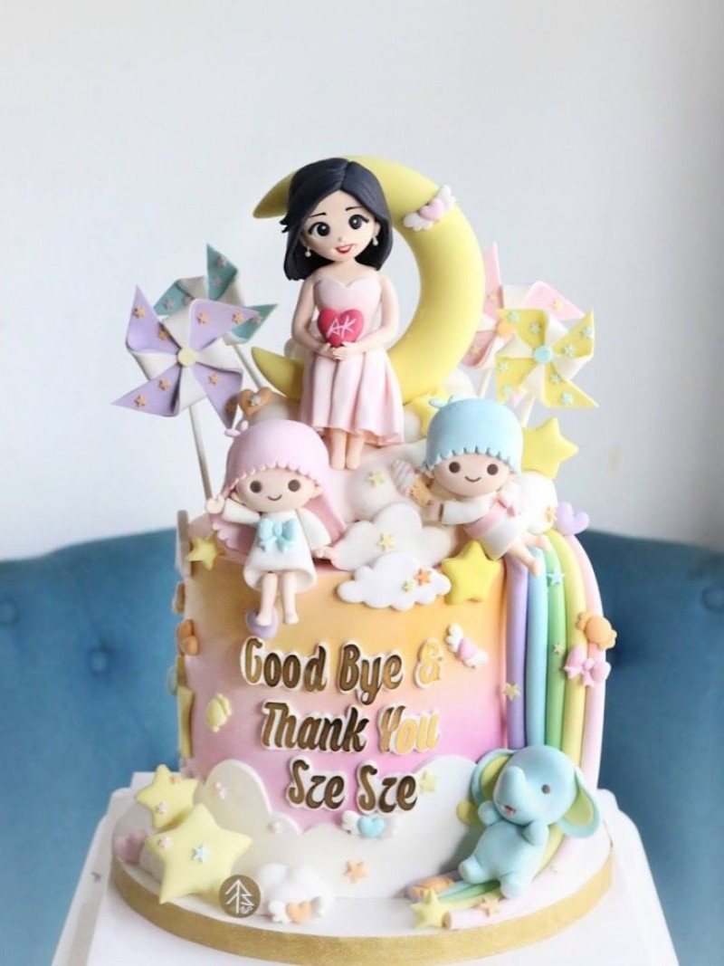 Little Twin Star Cake