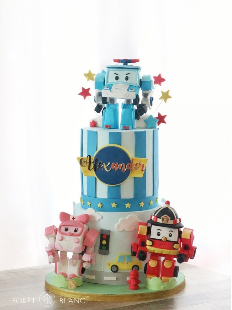 Robocar Poli Cake