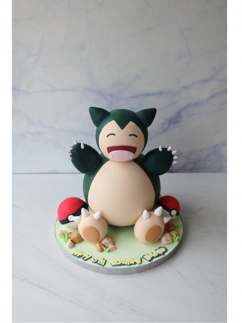 Pokemon Snorlax Cake