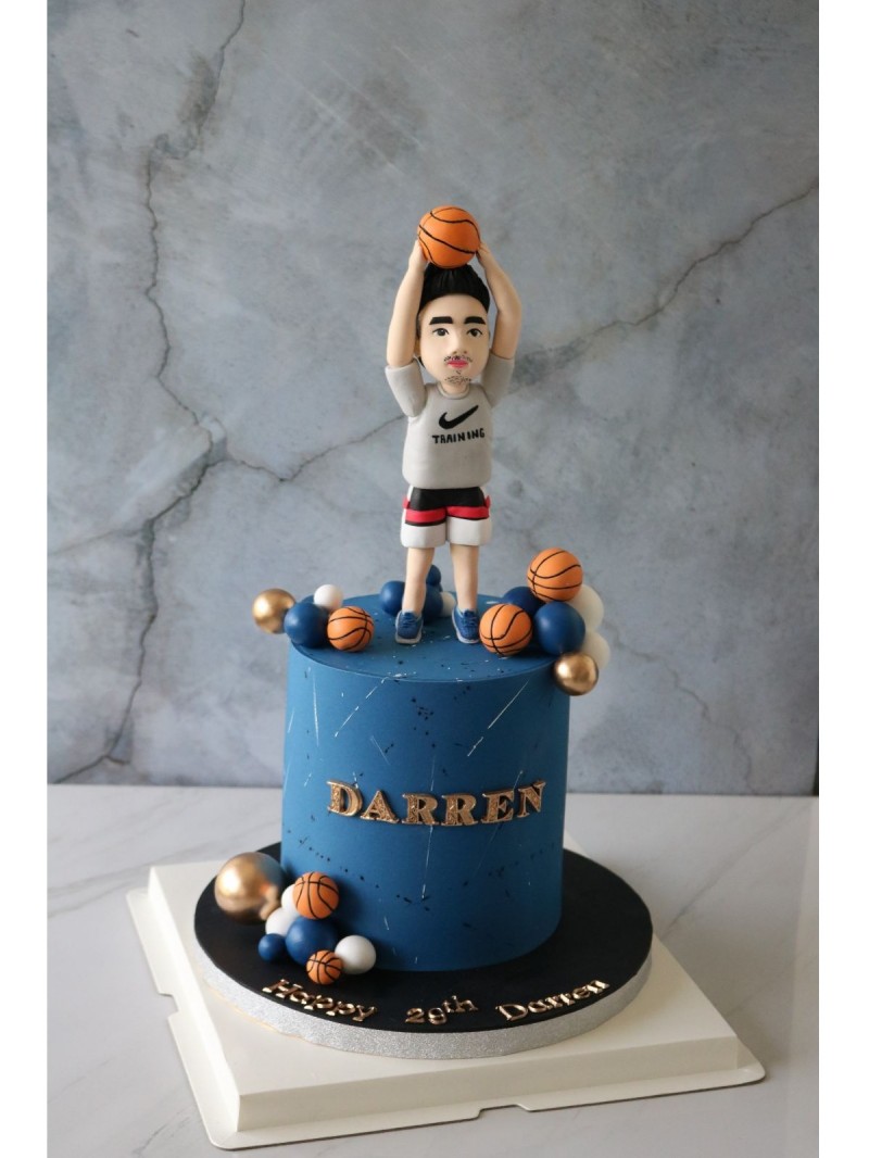 Boy Basketball Cake