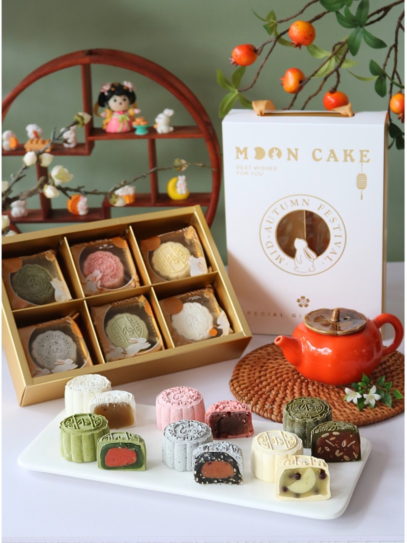 Mochi Snowskin Mooncakes  Gift (6 pieces)