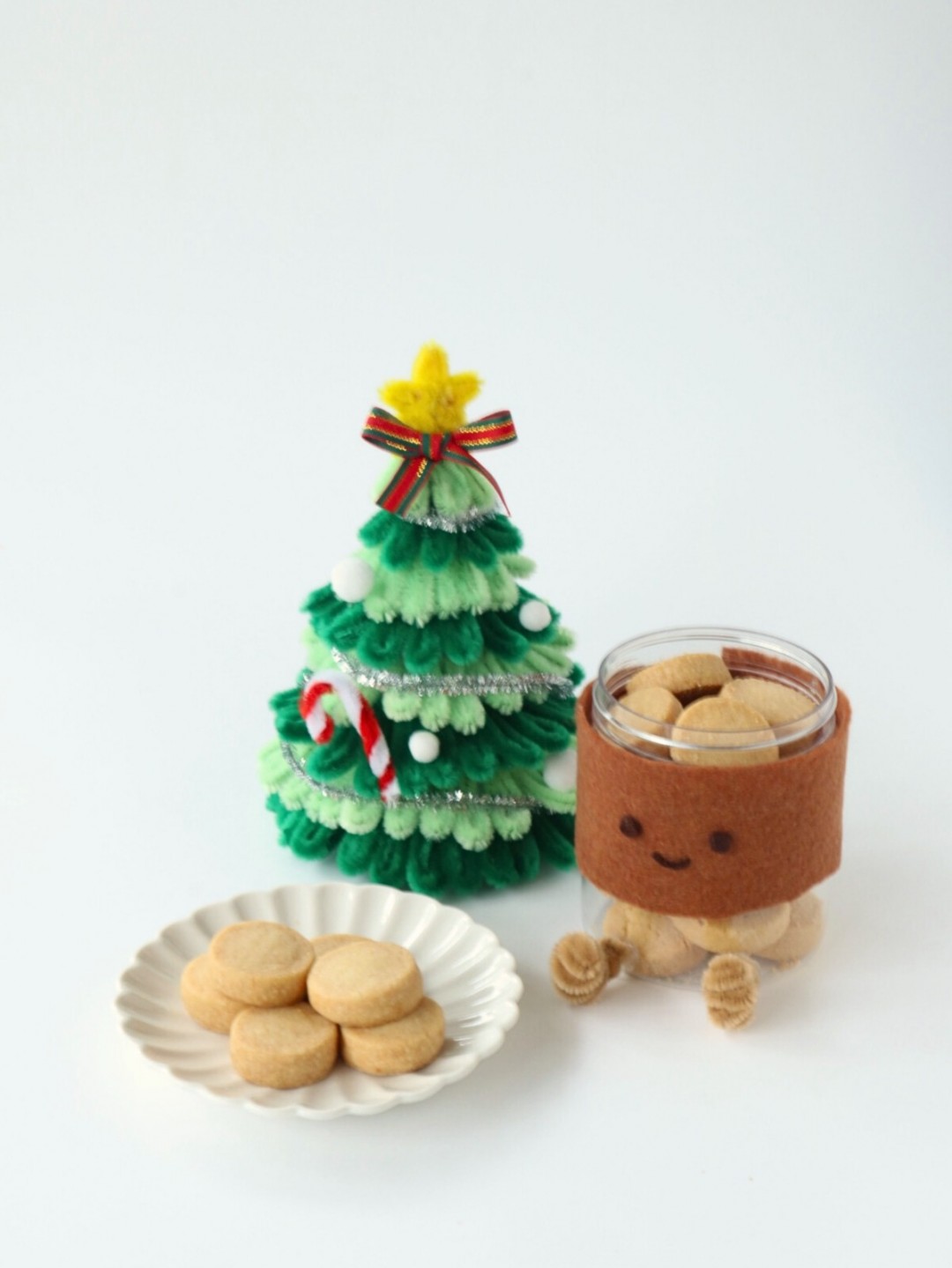 Christmas Tree Butter Cookie Jar