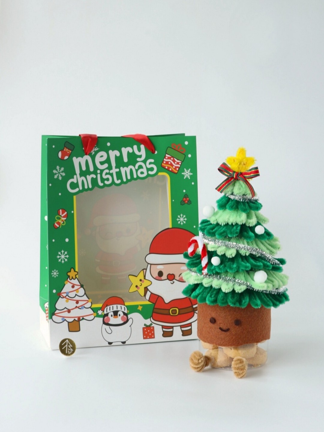 Christmas Tree Butter Cookie Jar