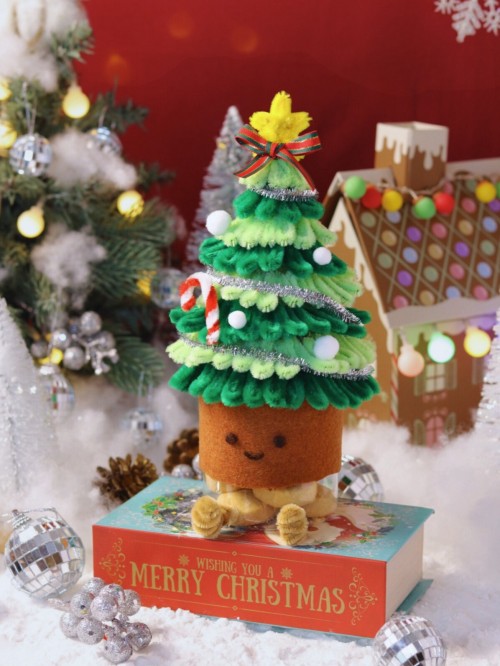 Christmas Tree Butter Cookie Jar