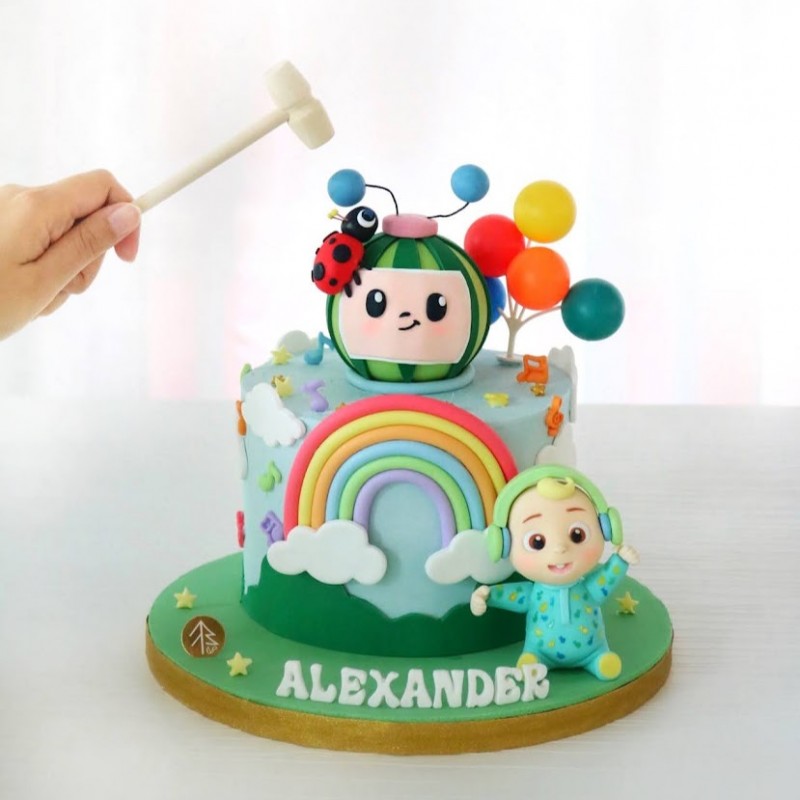 Cocomelon Theme Cake