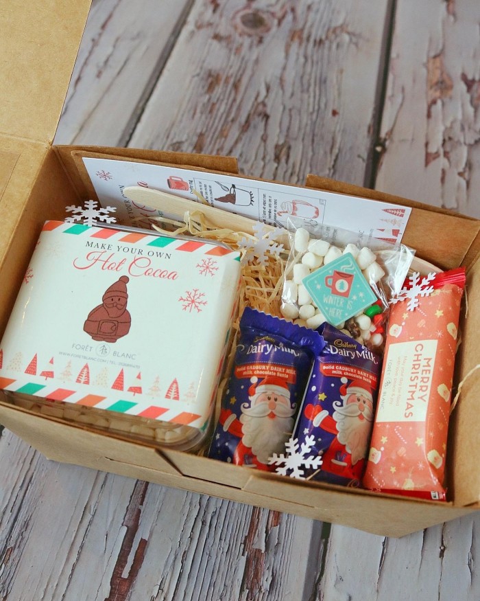 Santa Hot Cocoa Gift Box