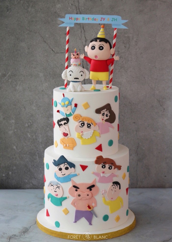 Shin Chan Family Cake