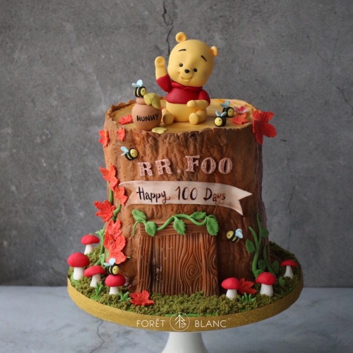 Baby Pooh in Hundred Acre Wood