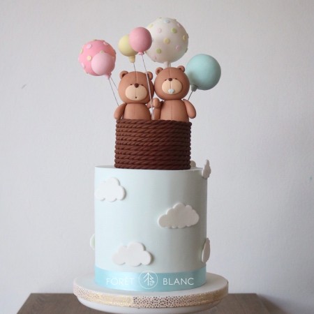 Balloon Teddy Bear Cake