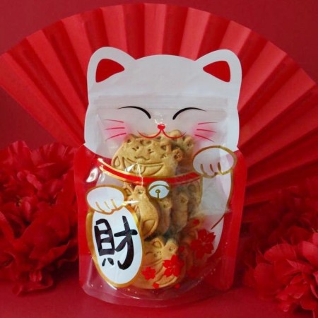 Neko Cat Fortune Honey Cookie