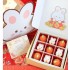 CNY Yuzu  Mandarin Orange Tart & Bunny Macaron
