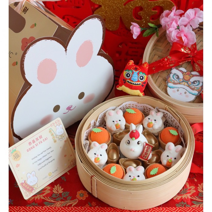 CNY Bunny Dim Sum Pastry Set (8 Inch)