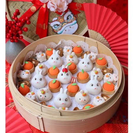 CNY Bunny Dim Sum Pastry Set (14 inch)