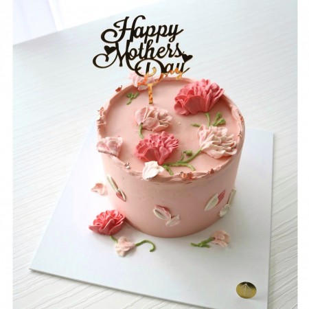 Carnation Flower Mother's Day Cake