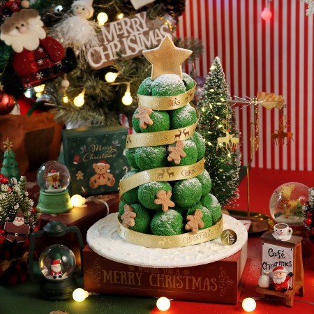 Christmas Choux Tower