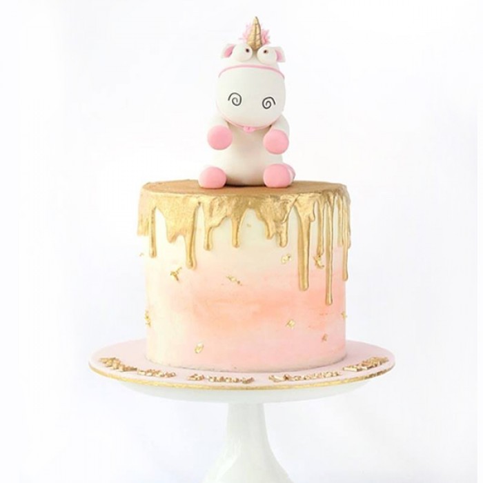 Fluffy Unicorn Buttercream Cake