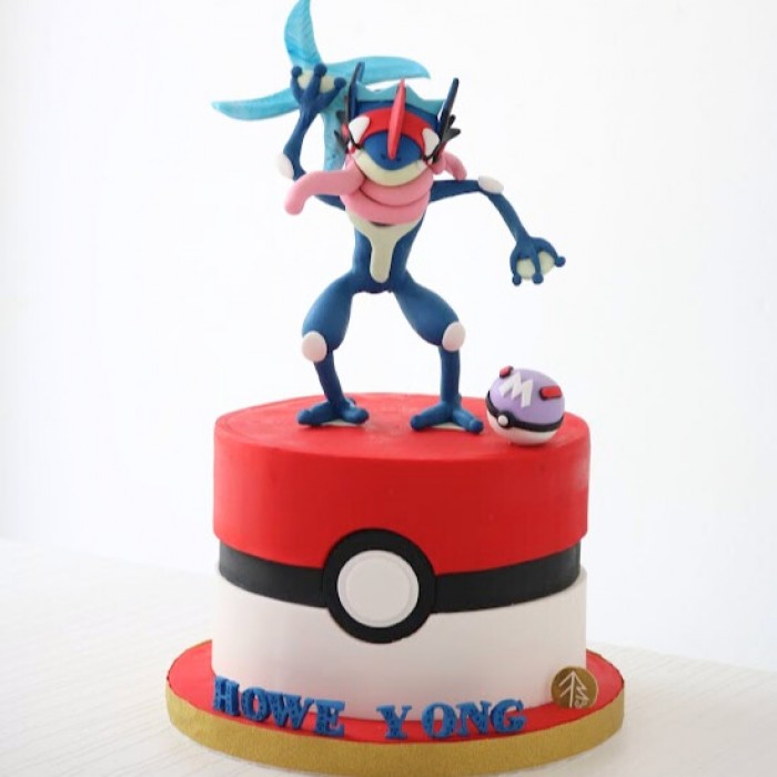 Pokemon Greninja Theme Cake